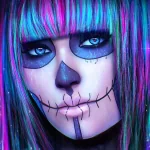  Dia de Los Muertos and Rainbow Hair