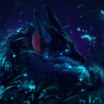 night wolf fantasy PFP