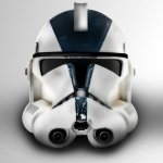 Close-up of a Star Wars Clone Trooper helmet avatar for profile picture use.