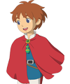 Cartoon avatar of a cheerful young character from Ni No Kuni with a red cape and a blue outfit.
