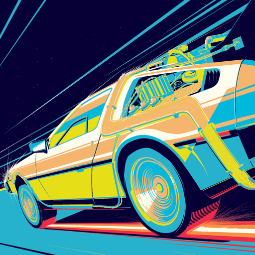 Download DeLorean Movie Back To The Future PFP