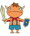 Ni No Kuni character avatar featuring a cute, animated creature with a sword and shield.