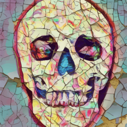 Mosaic Skull by prettysleepy