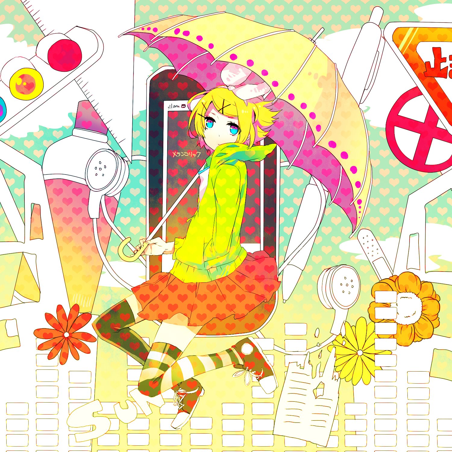 Download Melancholic (Vocaloid) Rin Kagamine Anime Vocaloid PFP