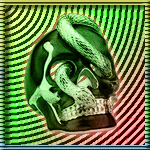 snake skull dark PFP