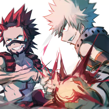 Eijiro Kirishima Katsuki Bakugou Anime My Hero Academia PFP