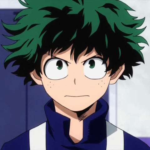 Forum avatar of Izuku Midoriya from My Hero Academia — anime headshot with green tousled hair, wide eyes, freckles and a determined expression.
