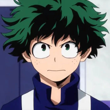 Forum avatar of Izuku Midoriya from My Hero Academia — anime headshot with green tousled hair, wide eyes, freckles and a determined expression.