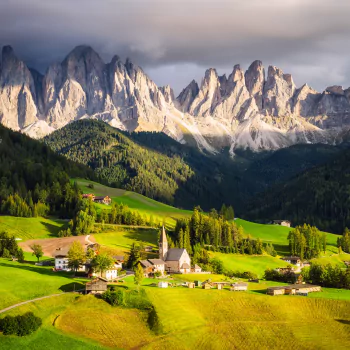  Village in the Italian Alps by Jason Hatfield