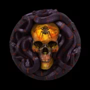 snake spider skull dark PFP
