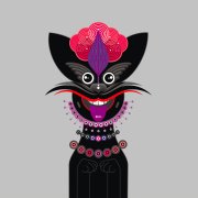 Download Funny Cat Smile Drawing Artistic CGI PFP