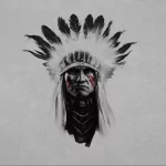 artistic Indian Chief PFP