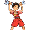 A cartoon mechanic character from Advance Wars proudly raises two wrenches, embodying a spirited and enthusiastic image for a forum avatar.
