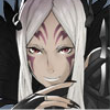 Avatar close-up of a character from Fire Emblem Awakening, featuring smirking expression with silver hair and red eyes.