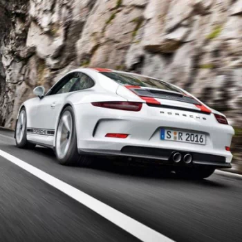  White Porsche 911 R