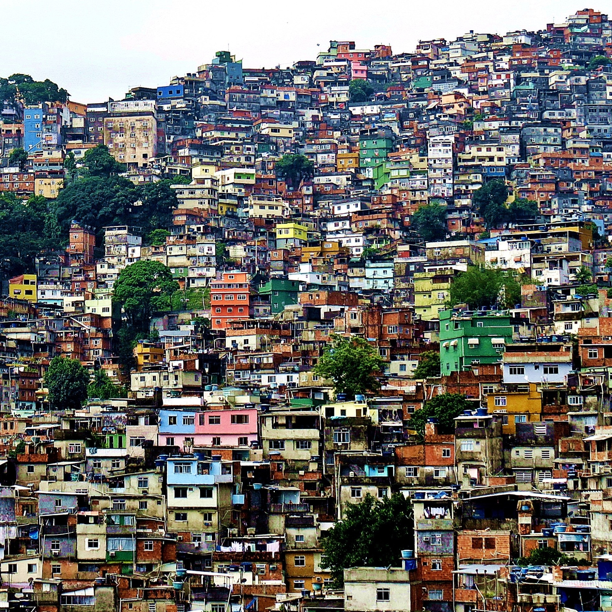 Slums in Favela, Brazil