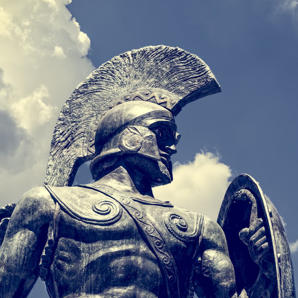 Download Greek History Warrior Man Made Statue PFP