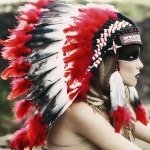 Download Headdress Native American Woman PFP