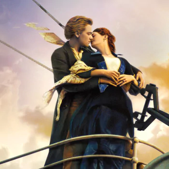 Leonardo Dicaprio Kate Winslet Titanic movie PFP