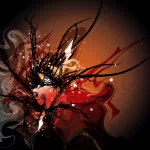Abstract red PFP