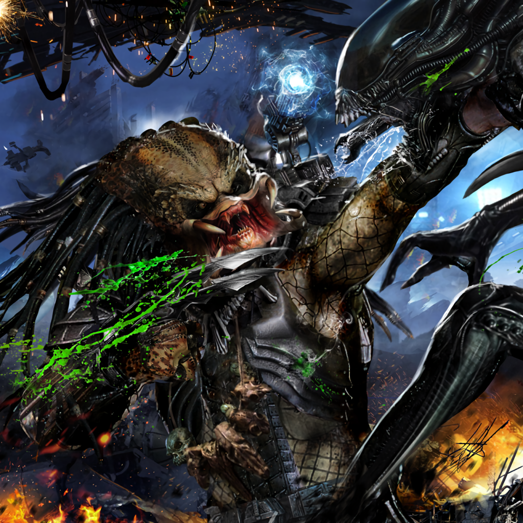 Sci Fi Alien vs. Predator Pfp by John Gallagher