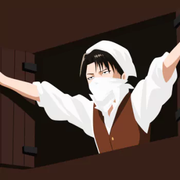minimalist Attack on Titan Levi Ackerman Anime minimalist anime PFP