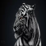 Animal white tiger PFP