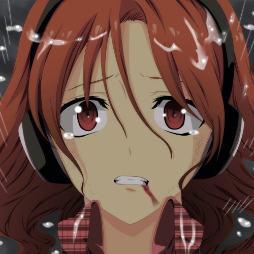 Download Close-up Rain Headphones Akame Ga Kill! Chelsea (Akame Ga Kill!) Anime Rain Anime PFP