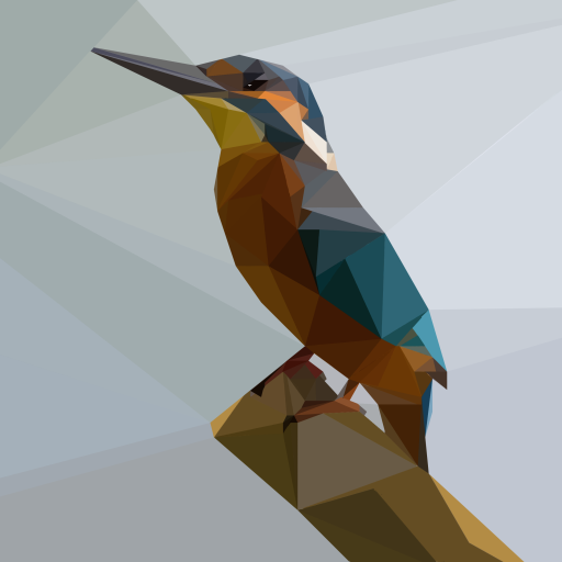 Kingfisher Low Poly