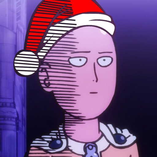 Download One-Punch Man Saitama (One-Punch Man) Christmas Santa Hat Anime Anime Christmas PFP