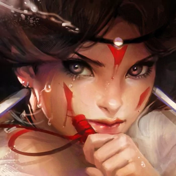 fantasy Anime Princess Mononoke PFP