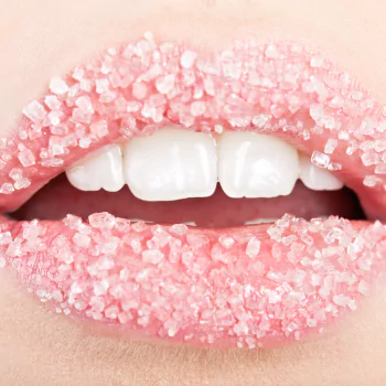 close-up pink lips woman PFP