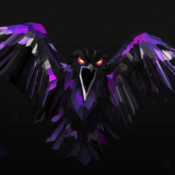 bird raven Abstract facets PFP