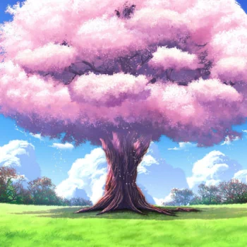 sky cloud landscape Anime tree anime landscape Sky Anime PFP