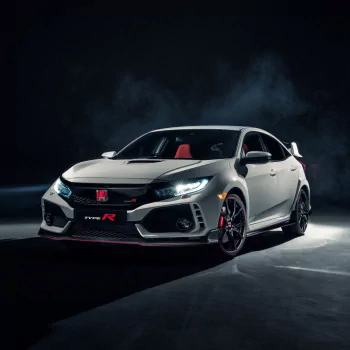 white car vehicle car Honda Honda Civic Type R PFP