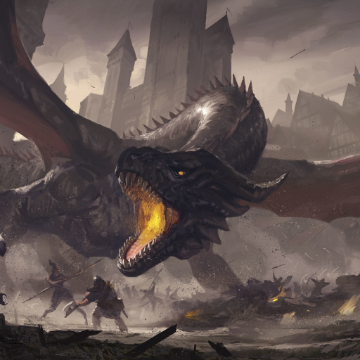 Fantasy Dragon Pfp by Javier Charro