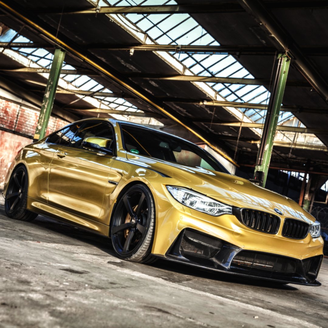 Download Yellow Car Vehicle Car BMW BMW M4 PFP