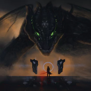  Aeon Awakening Dragon by Rafael L Castorena