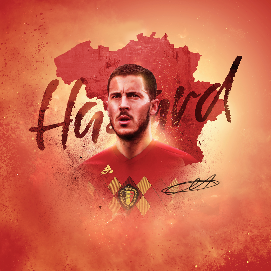 Download Soccer Belgian Eden Hazard Sports  PFP by Emilio Sansolini