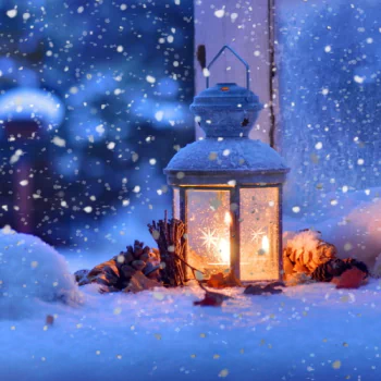 lantern snowflake snowfall winter Christmas photography PFP