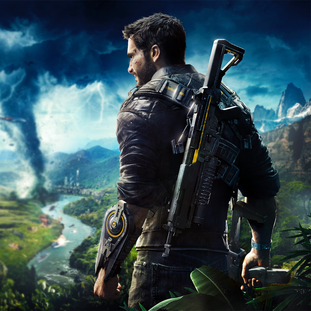 Just Cause 4 Art with Blur Background