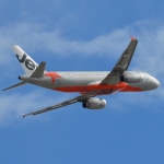 Jetstar A320 Over Sydney Airport by lonewolf6738