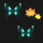 Scrapbook Butterflies by lonewolf6738