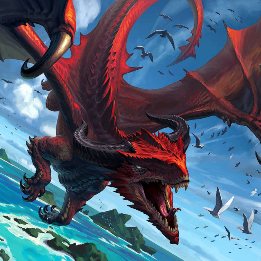 Fantasy Dragon Pfp by Andrey Maximov