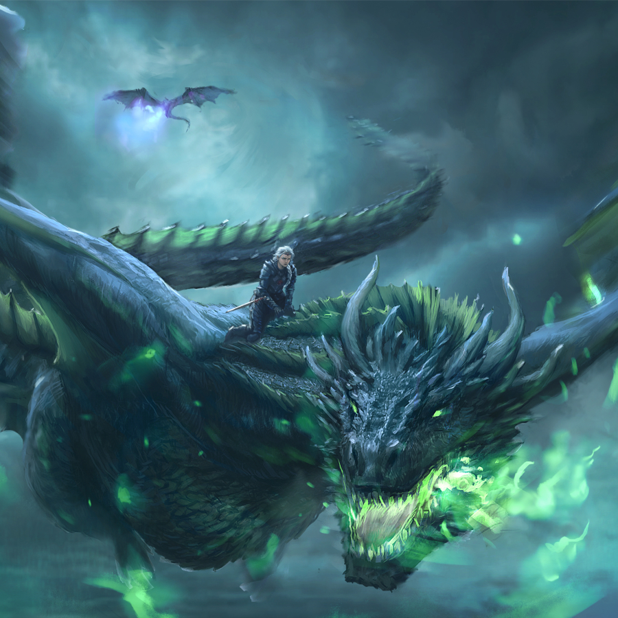 Fantasy Dragon Pfp by Amy Blackshire