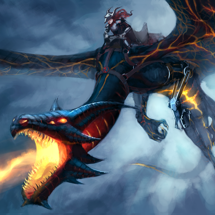 Fantasy Dragon Pfp by chirun