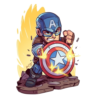 Captain America Pfp by Derek Laufman