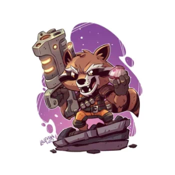 Guardians of the Galaxy Rocket Raccoon Comic PFP