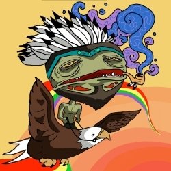 Download Aztec Artistic Psychedelic  PFP