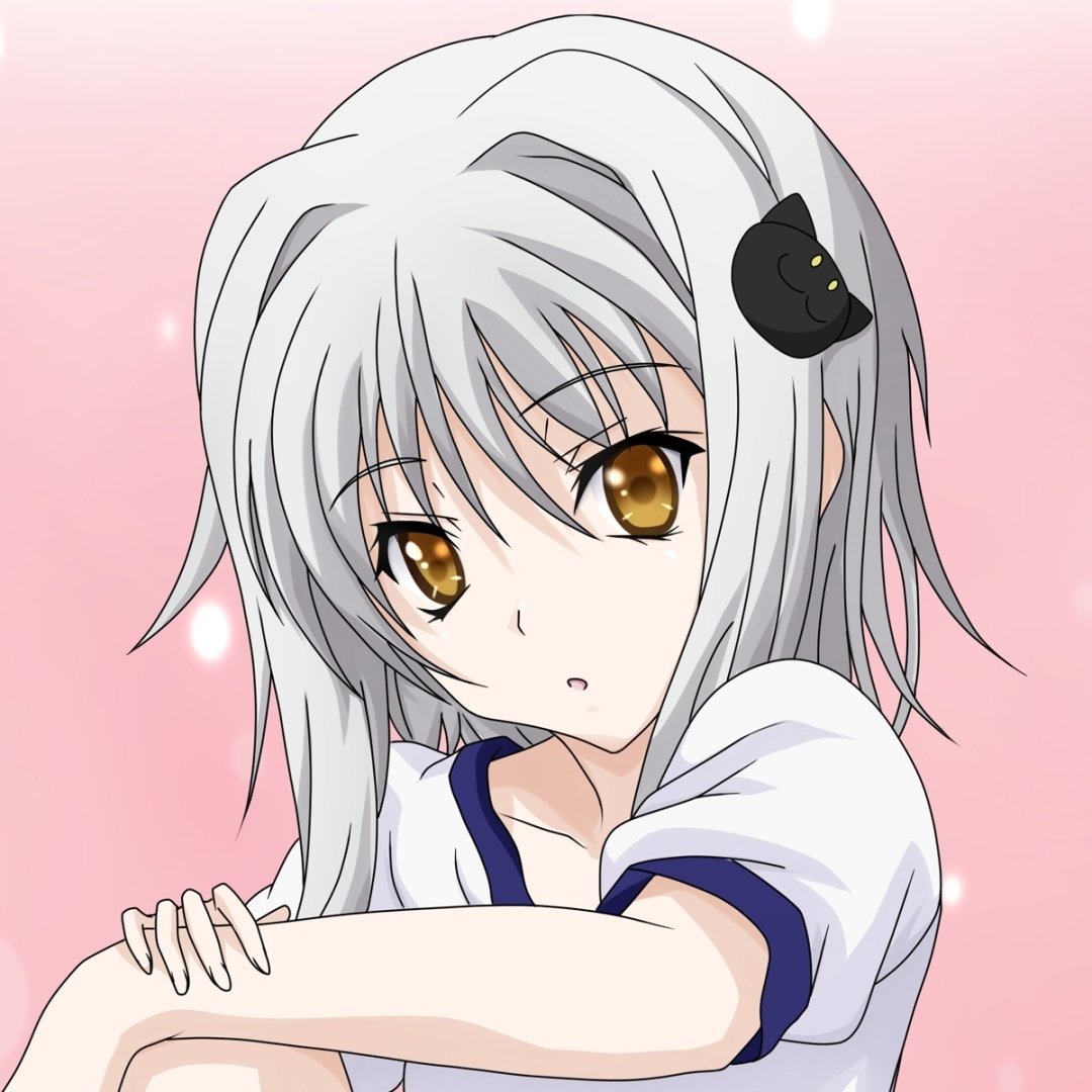 Download Face Yellow Eyes White Hair Koneko Toujou High School DxD ...